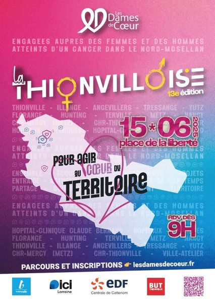 L'info des partenaires : c'est parti pour les inscriptions pour la Thionvilloise à partir du 26 avril 