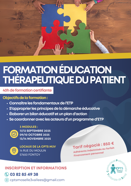 2ème  session de formation ETP certifiante ! Profitez de cette opportunité ! 