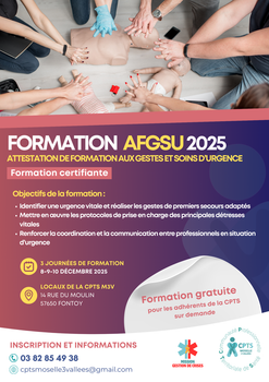 FORMATION AFGSU 2ème Session 