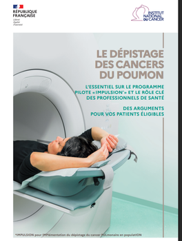 Avis de Parution : DÉPISTAGE DES CANCERS DU POUMON
