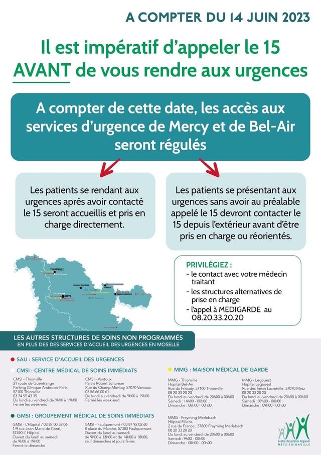 Urgences médicales : le bon reflexe 