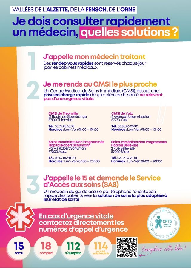 Besoin d'un avis médical rapidement ? 