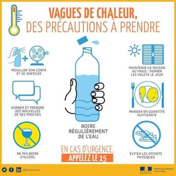 Chaleur : les bon réflexes pour se protéger cet été