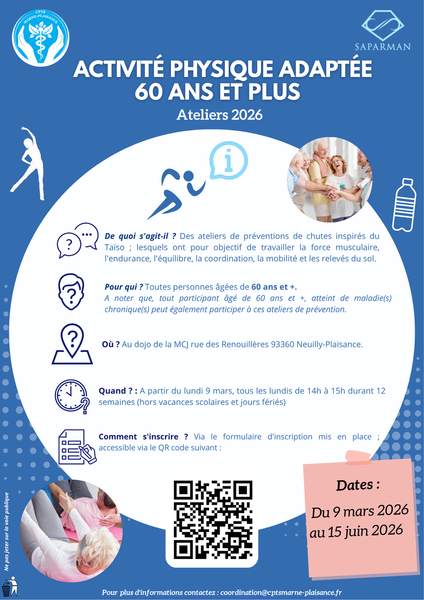 Sport Santé, prévention des chutes.