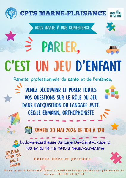 Conférence " parler, c'est un jeu d'enfant"