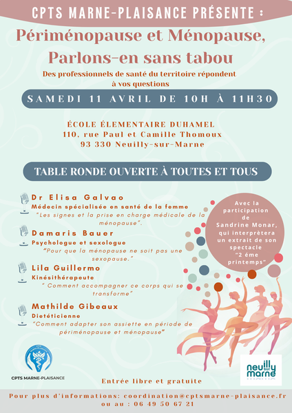 Table ronde sur la ménopause