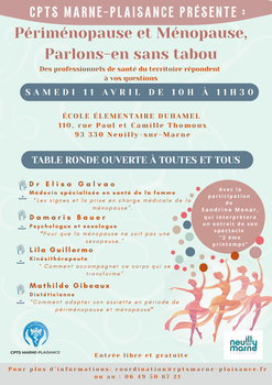 Table ronde sur la ménopause