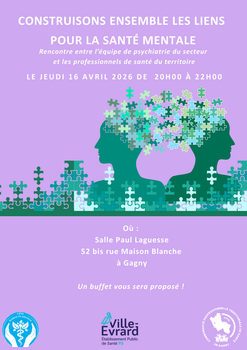 Santé Mentale : Rencontre entre l'équipe de psychiatrie du secteur et les professionnels de santé du territoire