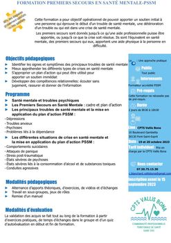 Formation PSSM