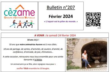 Bulletin d'animation GEM Cézâme Février 2024
