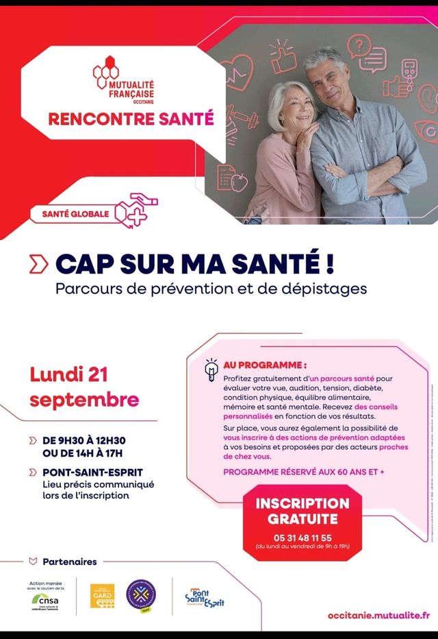 Cap sur ma santé ! – Parcours gratuit de prévention