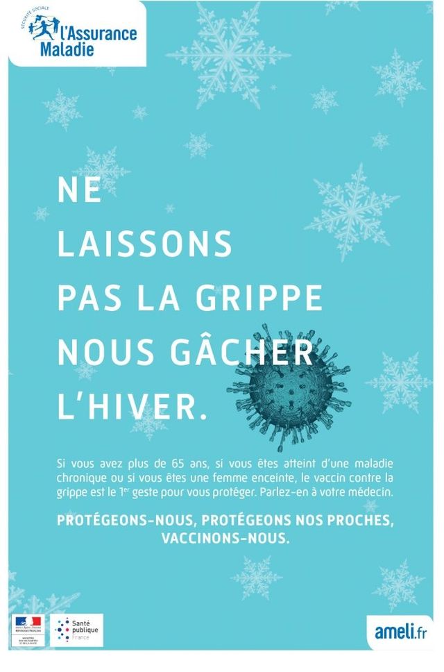 La grippe arrive : pensez à vous faire vacciner !
