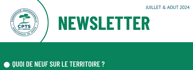 Newsletter Juillet-Août 2024