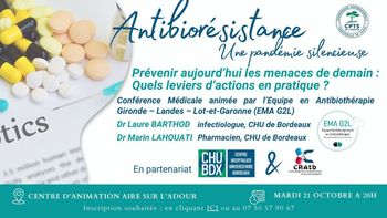 Soirée Antibiorésistance avec l'OMEDIT Nouvelle Aquitaine