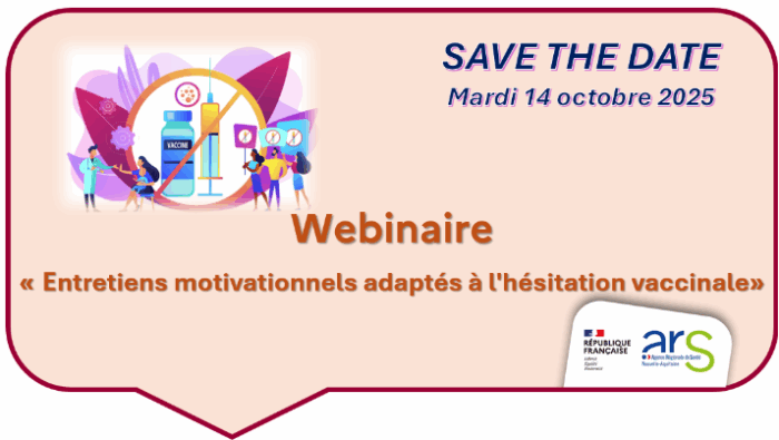 Webinaire – « Entretiens motivationnels adaptés à l’hésitation vaccinale »