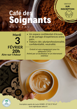 Lancement du café des soignants
