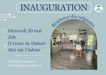 Inauguration de la résidence des soignants