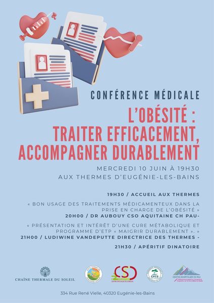 Conférence Médicale L'obésite : traiter efficacement et accompagner durablement