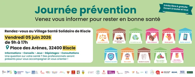 Village Santé Solidaire de Riscle (Gers) : une journée prévention pour les habitants