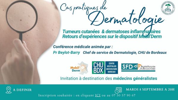 Formation Dermatologie : tumeurs cutanées et dermatoses inflammatoires