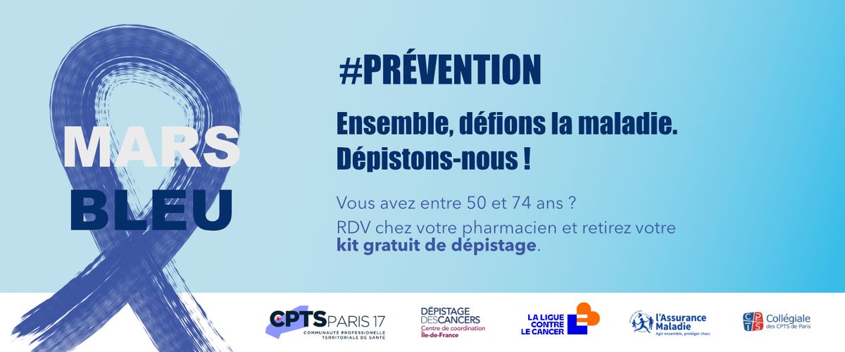 Mars Bleu : mobilisation des professionnels de santé contre le cancer colorectal