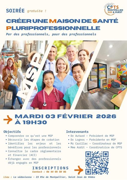 Soirée "Créer une Maison de Santé Pluriprofessionnelle"