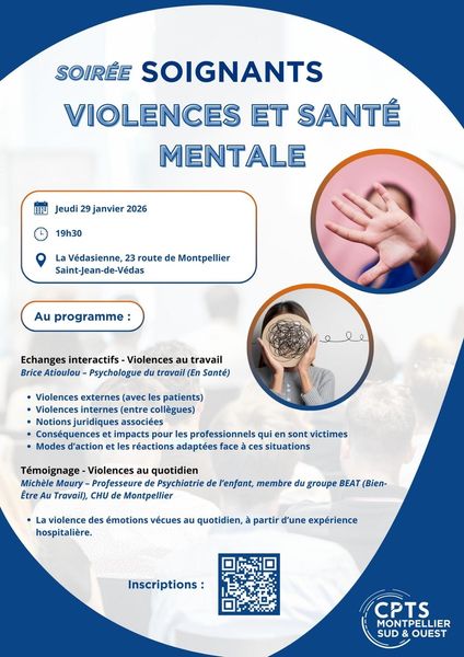 Soirée "Soignants : violences et santé mentale"