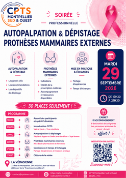 Soirée : autopalpation et dépistage 
