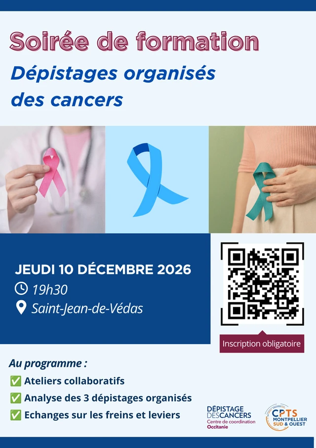 Soirée de formation - Dépistages Organisés des cancers