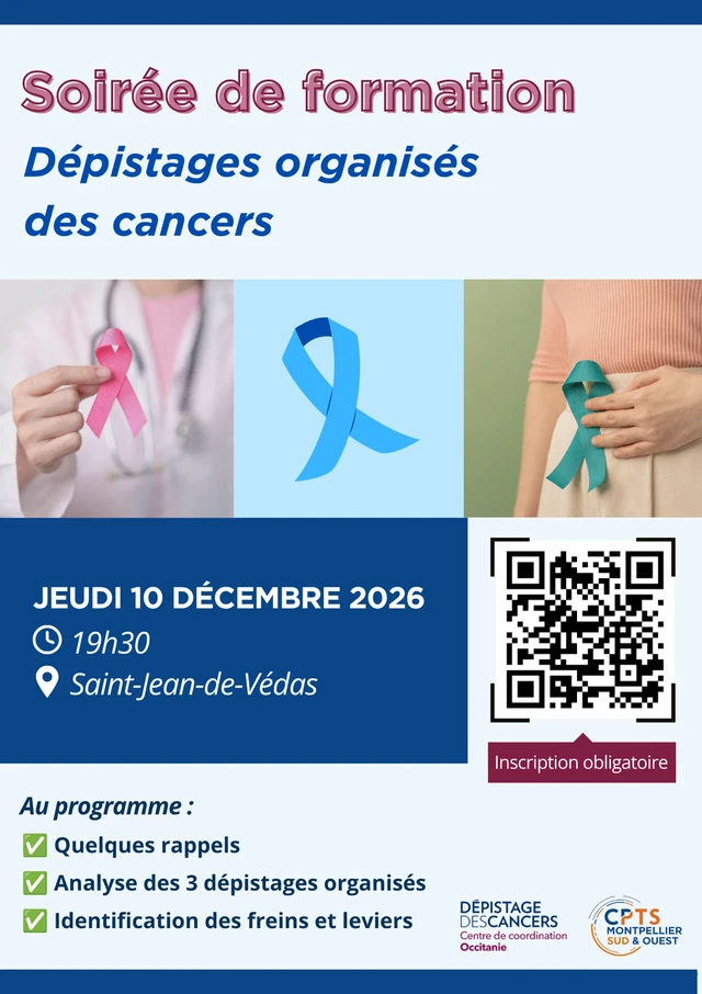 Soirée de formation - Dépistages Organisés des cancers