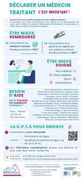 Déclarer un médecin traitant, c'est important !