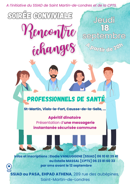 [PS de St-Martin-de-L. et alentours] Soirée conviviale