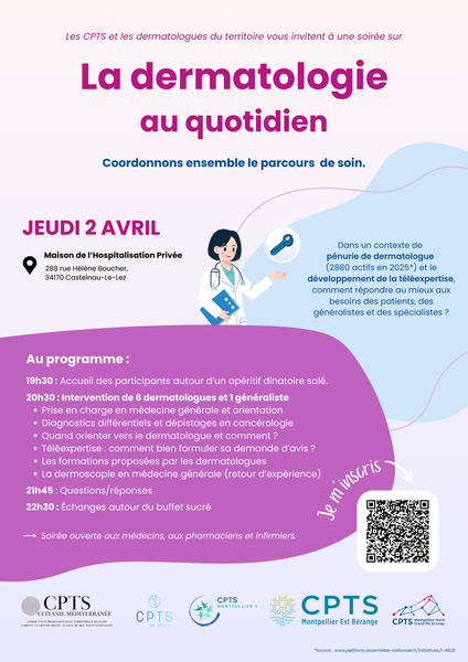 [Pour les pro de santé] Soirée dermatologie
