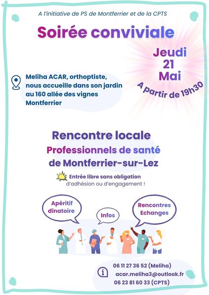 [Pro de santé de Montferrier] Rencontre locale !