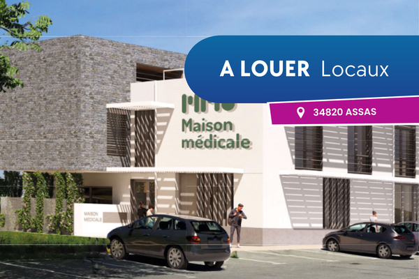 🏢 À LOUER || Locaux neufs en Maison Médicale pluridisciplinaire (700 m²) – Assas (34820)