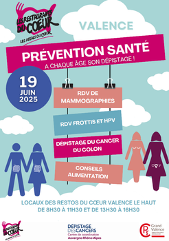 19 juin 2025 - A chaque âge son dépistage ! 