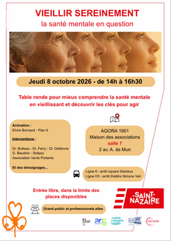 VIEILLIR SEREINEMENT - La santé mentale en question 