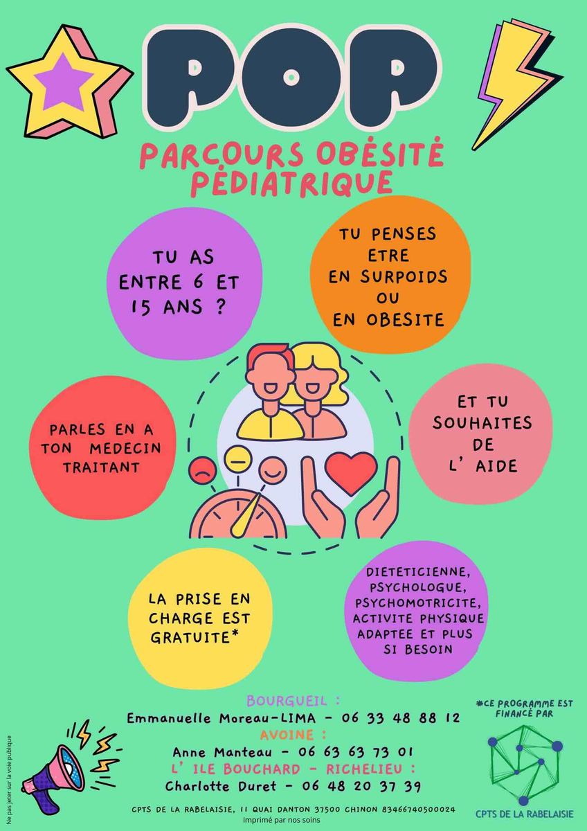 Image du parcours de soins POP Parcours Obésité Pédiatrique