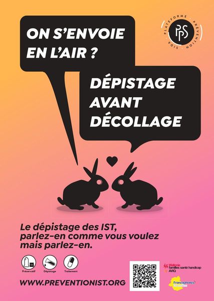 INFO - Dépistage gratuit (= pris en charge) et sans ordonnance des IST