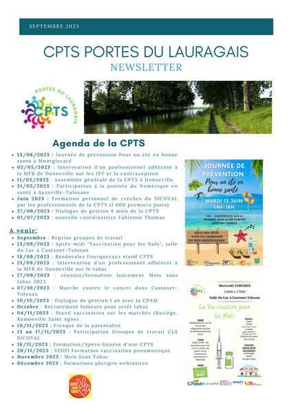 Newsletter CPTS 09.2023